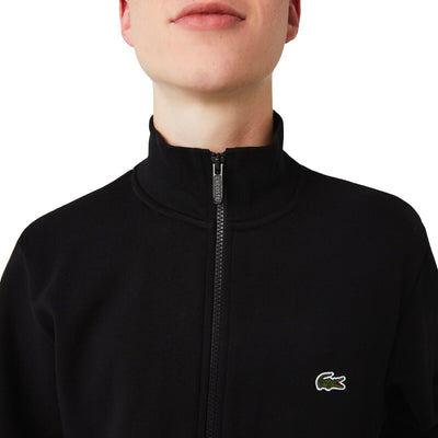 LACOSTE  FULL ZIP SWEAT BLACK