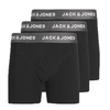 JACK & JONES JACBILL 3PACK TRUNKS BLACK/GREY 12213085 - MRGOUTLETS