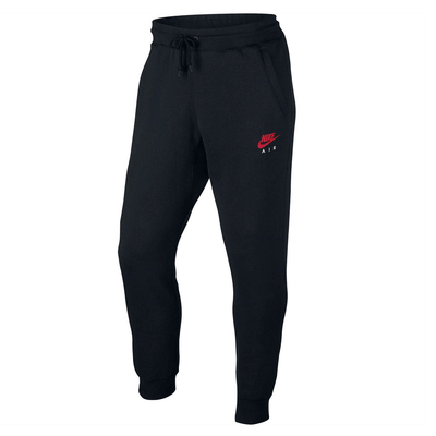 NIKE AIR SKINNY JOGGER BLK/RED - MRGOUTLETS