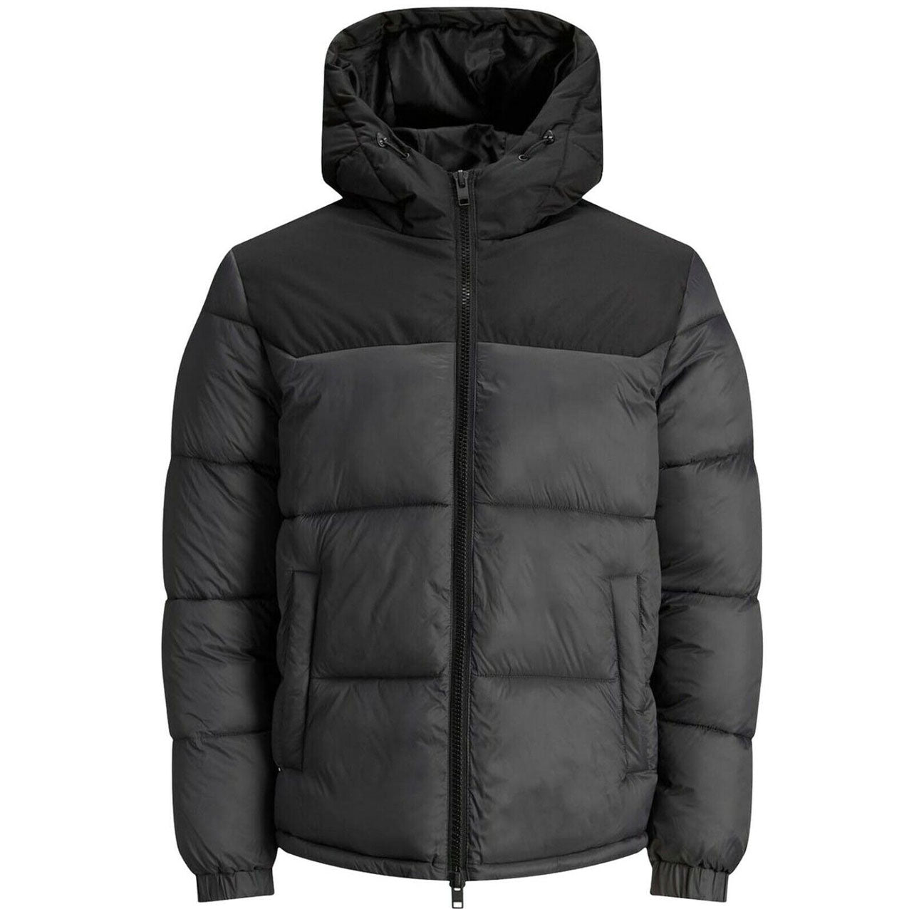 Jack Jones Puffer Jacket Mens Hooded Coat Hoody Jackets Size M - MRGOUTLETS