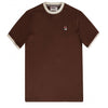 MARCONI TEE BROWN/ORANGE - MRGOUTLETS